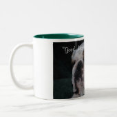 Tasse 2 Couleurs "Bonjour" est un oxymoron ! (Gauche)