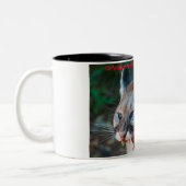 Tasse 2 Couleurs Bonjour Noël Grand-père Hunter Gatherer (Gauche)