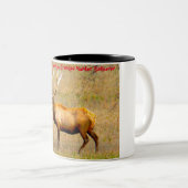 Tasse 2 Couleurs Bonjour Noël Grand-père Hunter Gatherer (Devant droit)