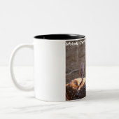 Tasse 2 Couleurs Bonjour Noël Grand-père Hunter Gatherer (Gauche)