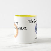 Tasse 2 Couleurs Bonjour, soleil, (Centre)