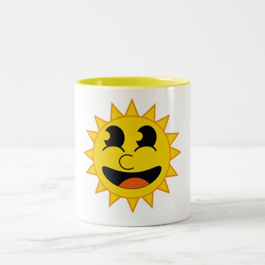 Tasse 2 Couleurs Bonjour Sunshine (Centre)