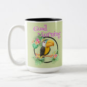 Tasse 2 Couleurs Bonjour Toucan (Gauche)