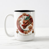 Tasse 2 Couleurs Bonne année de dragon chinois (Gauche)
