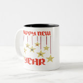 Tasse 2 Couleurs Bonne année de voeux (Devant gauche)