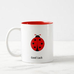 Tasse 2 Couleurs Bonne Chance Coccinelle