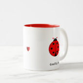 Tasse 2 Couleurs Bonne chance Ladybug (Devant droit)