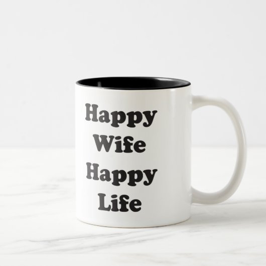 Tasse 2 Couleurs Bonne Femme Bonne Vie (Droit)