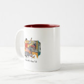 Tasse 2 Couleurs Bonne Femme Bonne Vie (Devant gauche)