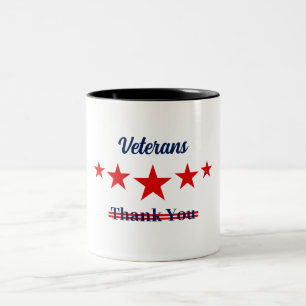 Tasse 2 Couleurs Bonne fête des anciens combattants