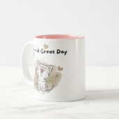 Tasse 2 Couleurs Bonne journée (Devant gauche)