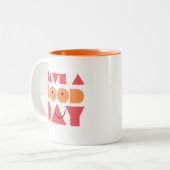 Tasse 2 Couleurs Bonne Journée (Devant gauche)