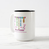Tasse 2 Couleurs Bonne Journée des Femmes (Devant gauche)