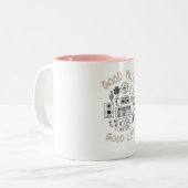 Tasse 2 Couleurs Bonne musique Bonne vie (Devant gauche)