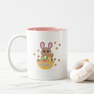 Tasse 2 Couleurs Bonne Pâques À Chaque Lapin