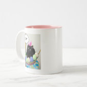 Tasse 2 Couleurs Bonne Pâques Kitty (Devant gauche)