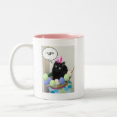 Tasse 2 Couleurs Bonne Pâques Kitty (Gauche)