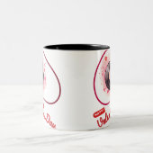 Tasse 2 Couleurs Bonne Saint-Valentin - Passionné pour toujours (Centre)