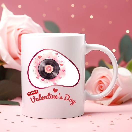 Tasse 2 Couleurs Bonne Saint-Valentin - Passionné pour toujours
