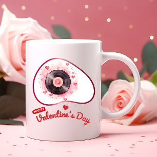 Tasse 2 Couleurs Bonne Saint-Valentin - Passionné pour toujours