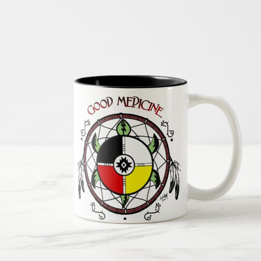 Tasse 2 Couleurs Bonne tortue (Droit)