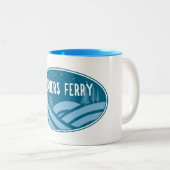 Tasse 2 Couleurs Bonners Ferry Idaho Extérieur (Devant droit)