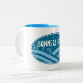 Tasse 2 Couleurs Bonners Ferry Idaho Extérieur (Devant gauche)