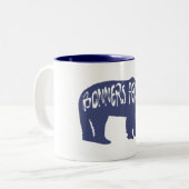 Tasse 2 Couleurs Bonners Ferry Idaho Ours (Devant gauche)