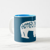 Tasse 2 Couleurs Bonners Ferry Idaho Ours (Devant gauche)
