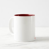 Tasse 2 Couleurs Bonnes fêtes (Devant gauche)