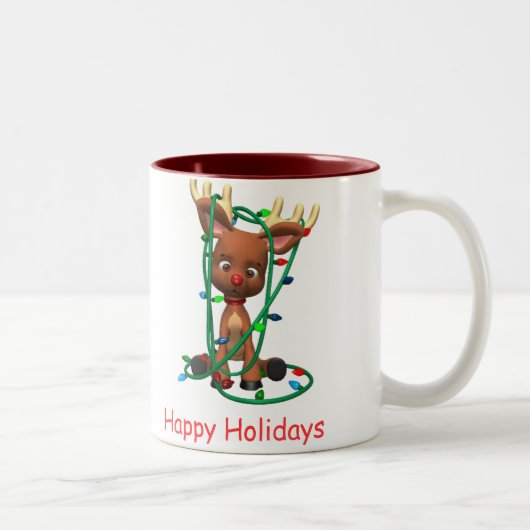Tasse 2 Couleurs Bonnes fêtes (Droit)