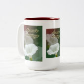 Tasse 2 Couleurs Bonnes Fêtes - Bindweed blanc (Devant gauche)