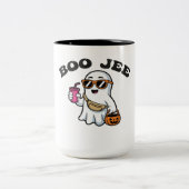 Tasse 2 Couleurs BOO-JEE Ghost – Funny Boujee Halloween Design (Centre)