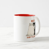 Tasse 2 Couleurs Boo Ne Fais Pas Ça Grumpy Cats (Devant droit)