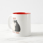 Tasse 2 Couleurs Boo Ne Fais Pas Ça Grumpy Cats (Devant gauche)