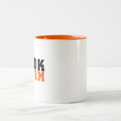 Tasse 2 Couleurs Bookworm, Amateur de livres (Centre)