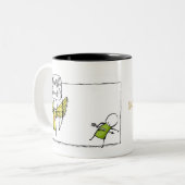 Tasse 2 Couleurs BOOM ! Coup de coeur. (Devant gauche)