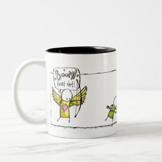 Tasse 2 Couleurs BOOM ! Coup de coeur. (Gauche)