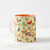 Tasse 2 Couleurs Boomerangs et étoiles (Devant gauche)