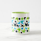 Tasse 2 Couleurs Boomerangs rétro (Centre)