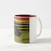 Tasse 2 Couleurs Boots de Cowboy (Devant droit)