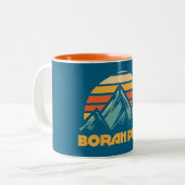 Tasse 2 Couleurs Borah Peak Retro Turquoise (Devant gauche)