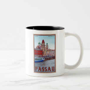 Tasse 2 Couleurs Bord de mer de Passau - de Donau