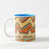 Tasse 2 Couleurs bord de mer rétro (Gauche)