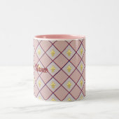 Tasse 2 Couleurs Bordeaux fleur-de-lis cup (Centre)
