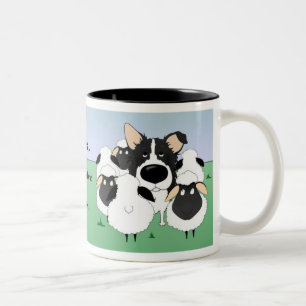Tasse 2 Couleurs BorderCollie - troupeau d'I… par conséquent je