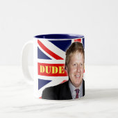 Tasse 2 Couleurs Boris Johnson DUDE (Devant gauche)