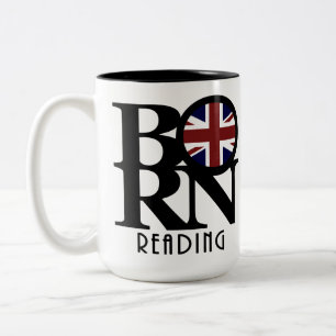 Tasse 2 Couleurs BORN Lecture Angleterre 15oz