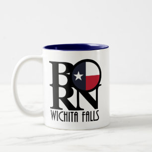 Tasse 2 Couleurs BORN Wichita Falls Texas