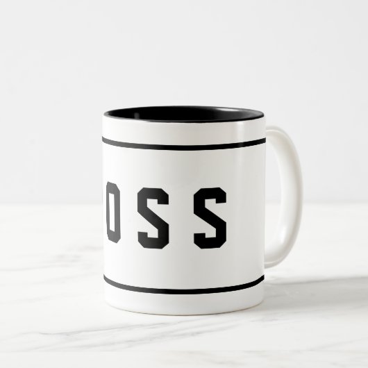 Tasse 2 Couleurs Boss (Devant droit)